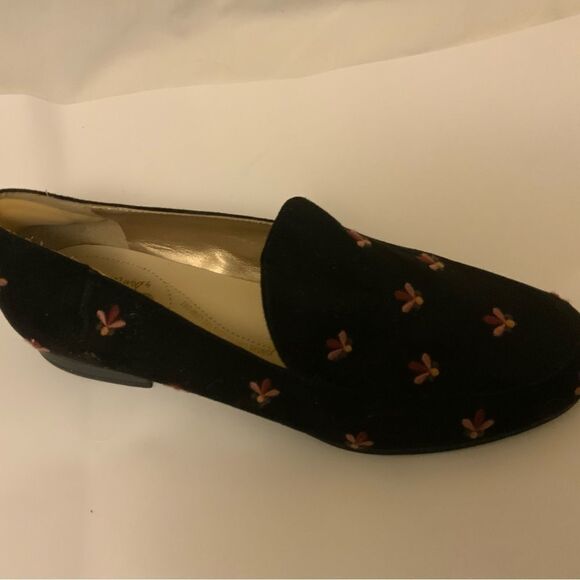Circus by Sam Edelman Black Floral Print Harlem Loafers Women’s Size 7.5M - Picture 2 of 12